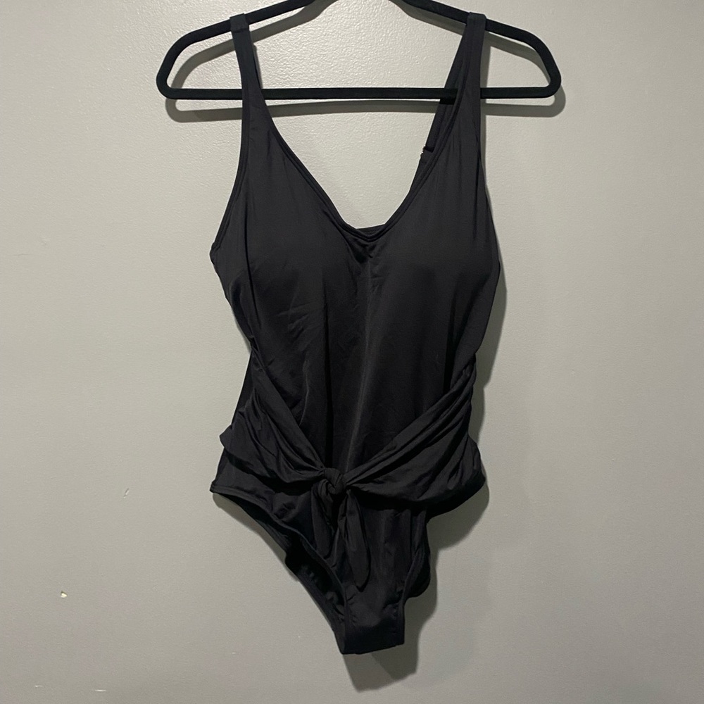 Loft Plus Black One Piece Swim size 18